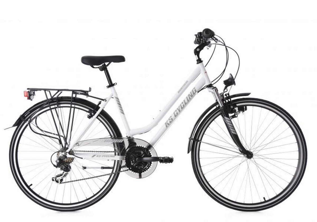 KS-Cycling Trekking-Bike Montreal Damenfahrrad Montreal 512T 28 Zoll Rahmenhöhe 48 cm 21 Gänge weiß weiß ca. 28 Zoll Montreal - weiß - KS-Cycling