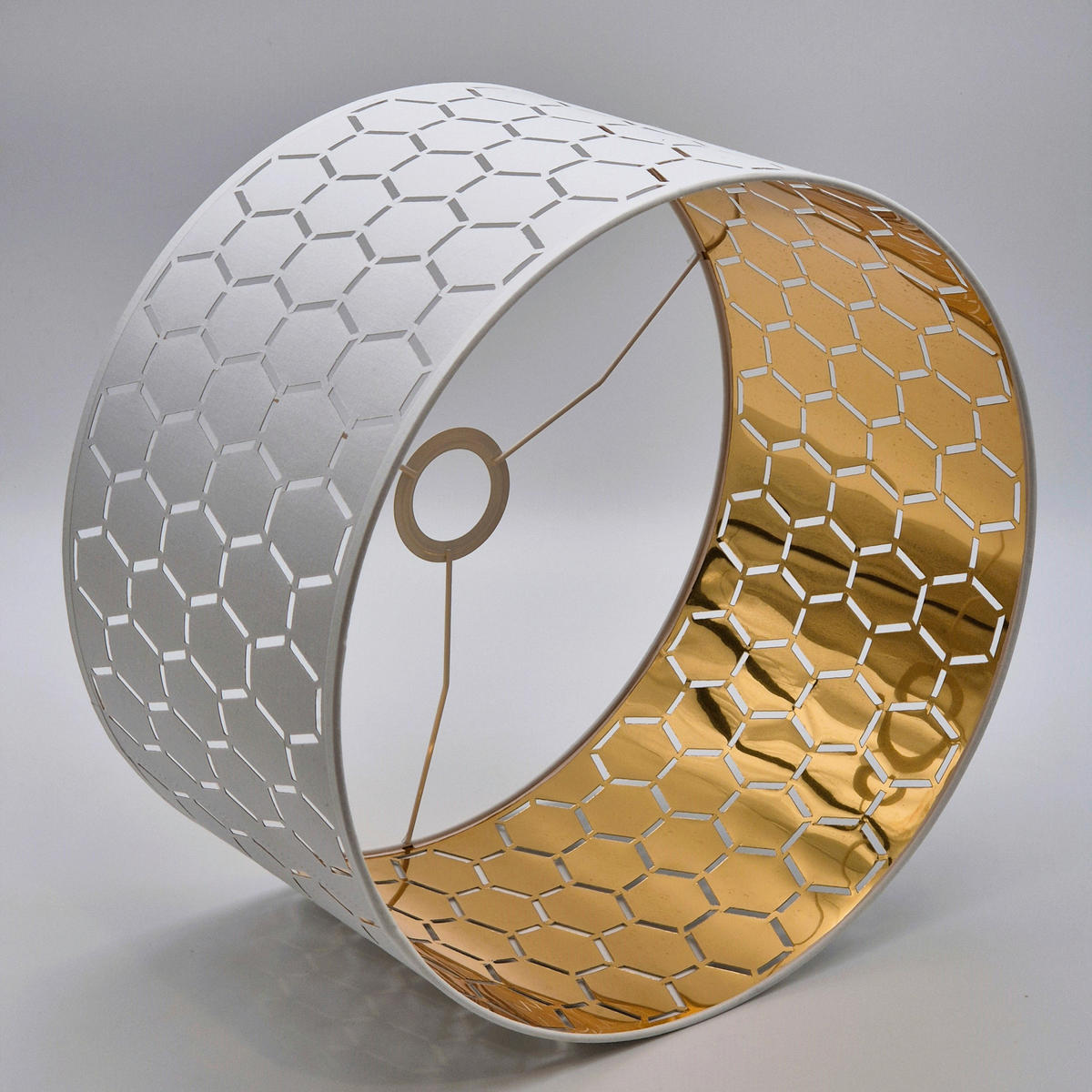 Lamkur Pendelleuchte weiß Holz B/H/L: ca. 37x23x37 cm E27 1 Brennstellen Ulle - weiß (37,00/37,00/23,00cm) - Lamkur