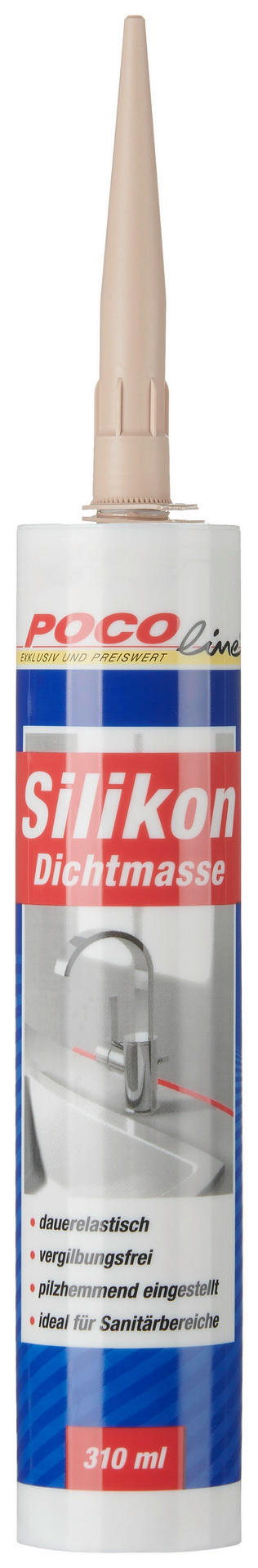 POCOline Silikon beige ca. 0,31 l Fugendicht_Silikon 310ml - beige (310ml) - POCOline