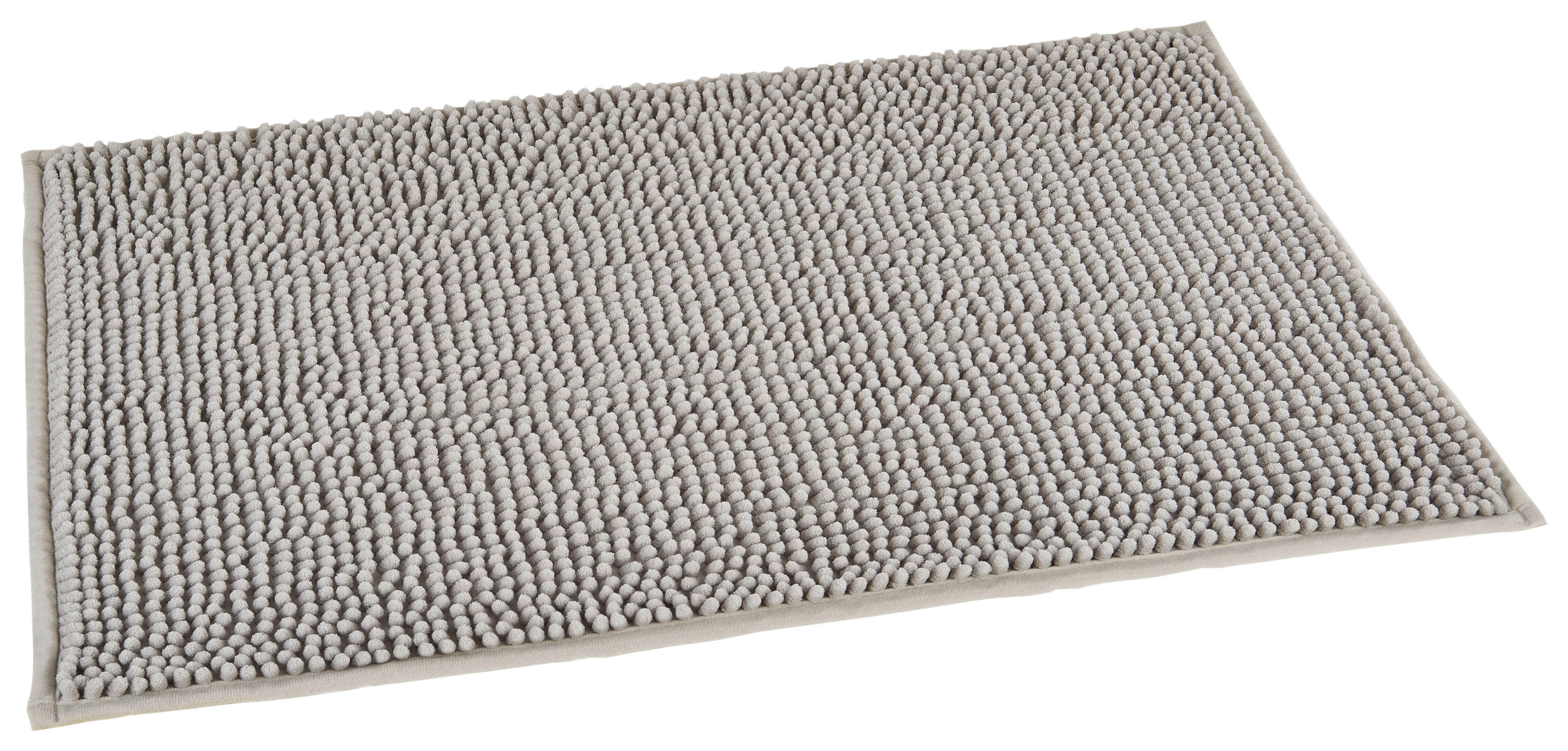 Badematte Badematte_Chenille 44x67cm silber - silber (44,00/67,00cm)