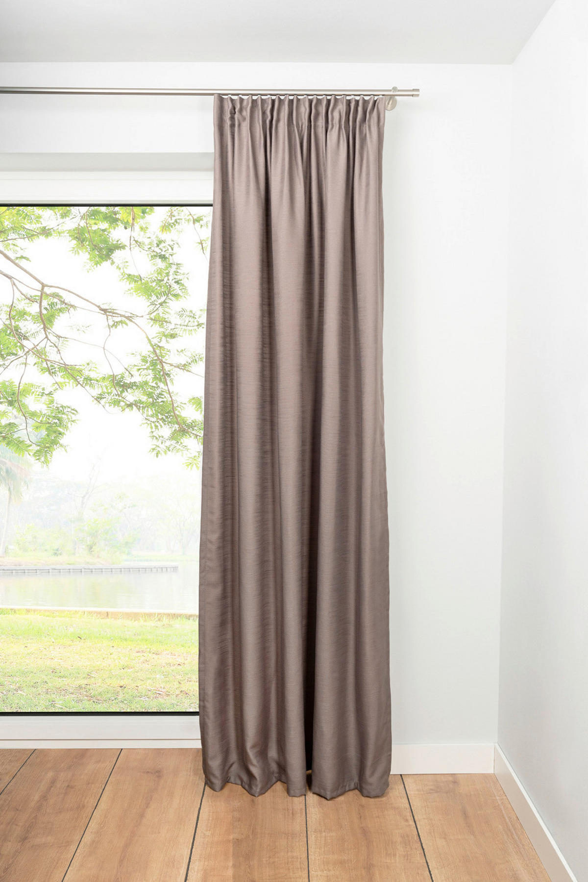 Kombivorhang 2er Pack Balance taupe B/L: ca. 135x300 cm Balance - taupe (135,00/300,00cm)