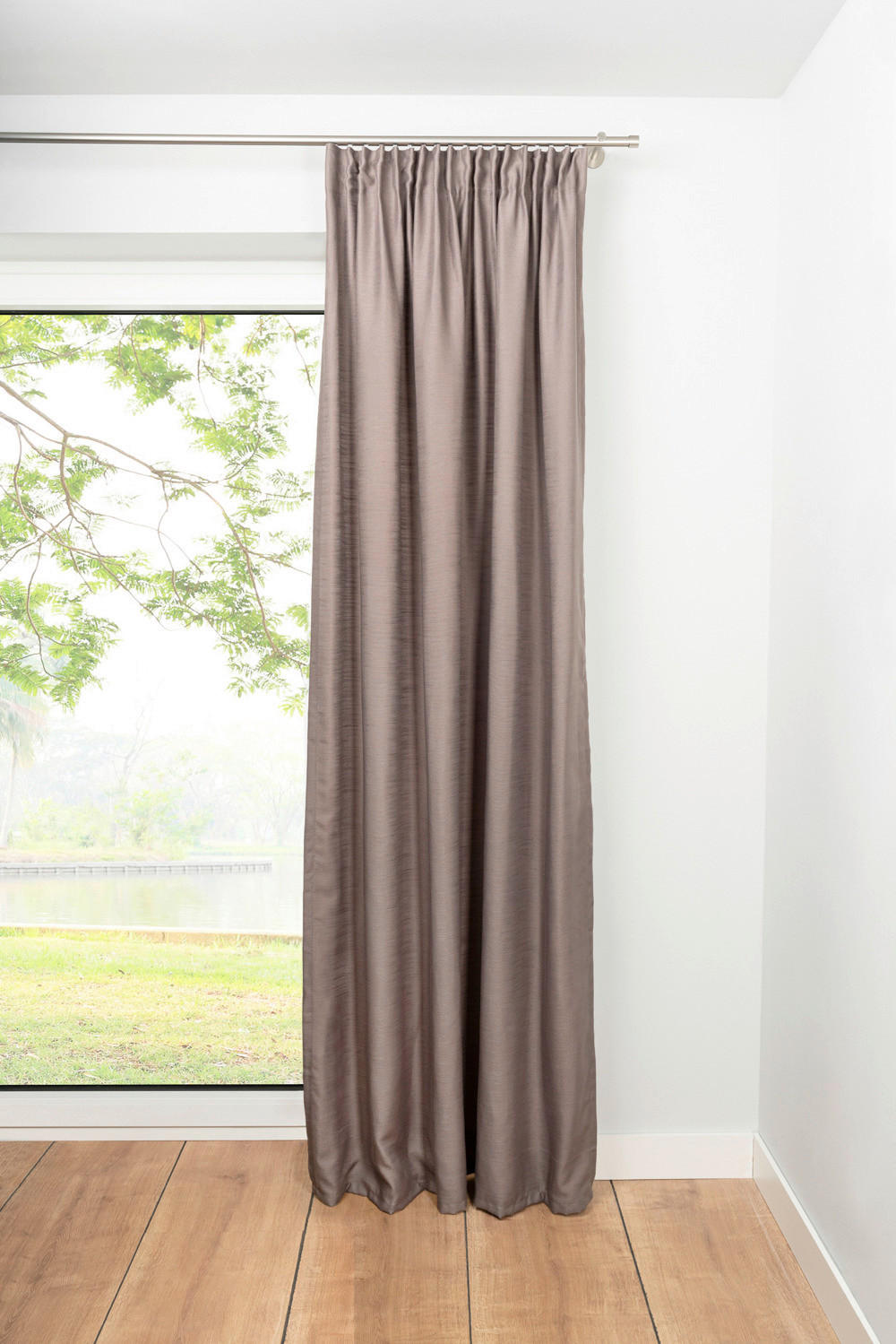 Kombivorhang 2er Pack Balance taupe B/L: ca. 135x245 cm günstig online kaufen