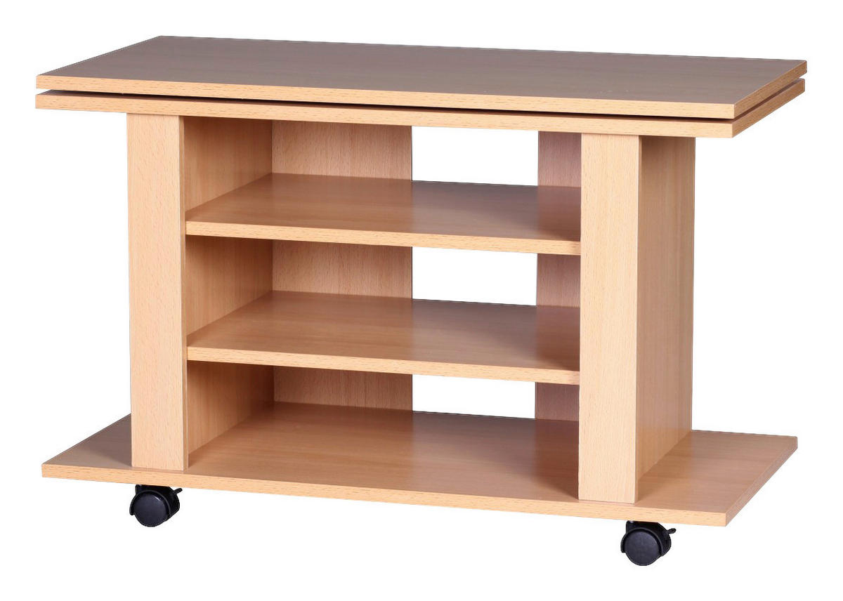 TV-Bank braun B/H/T: ca. 75x51x38 cm TV HiFi Bank OREGON - braun (75,00/51,00/38,00cm) - Wohnling