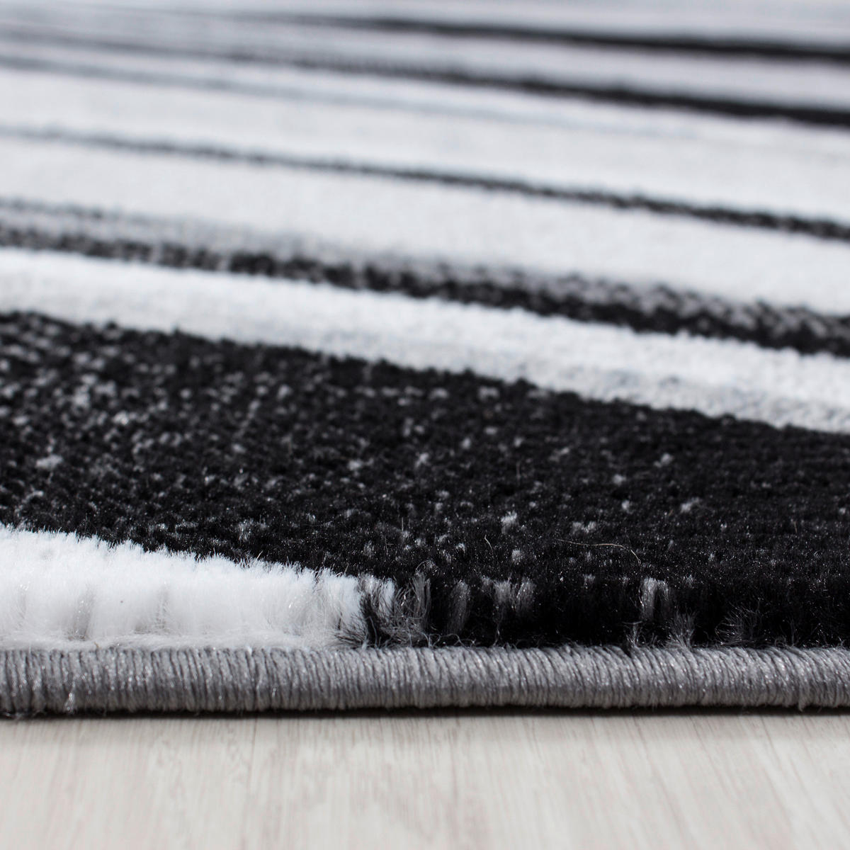 Ayyildiz Teppich PARMA schwarz B/L: ca. 80x150 cm PARMA - schwarz (80,00/150,00cm) - Ayyildiz