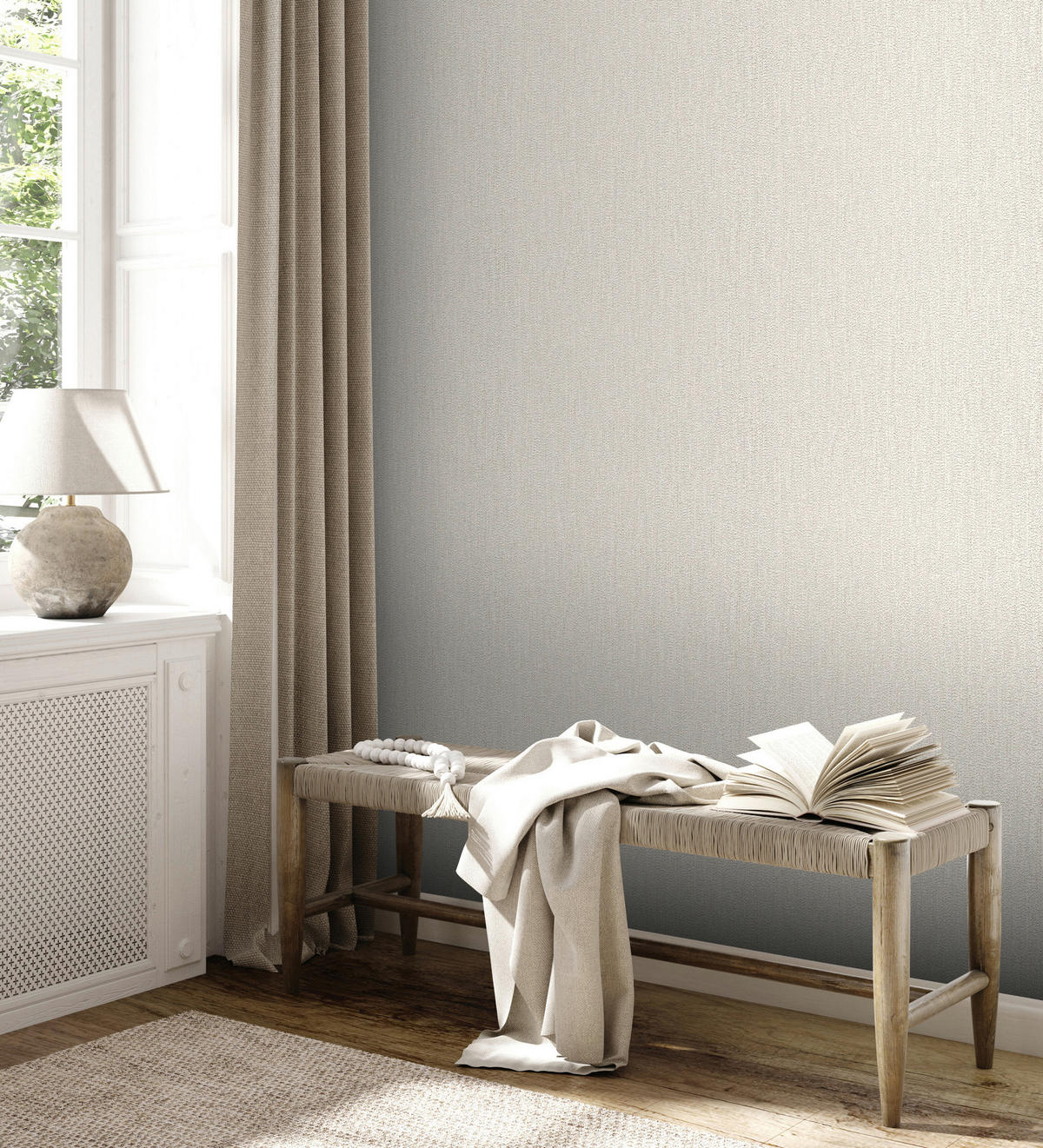 A.S.Creation Vliestapete Attractive 2 Struktur weiß B/L: ca. 53x1005 cm Attractive 2 - weiß (53,00/1005,00cm) - A.S.Creation