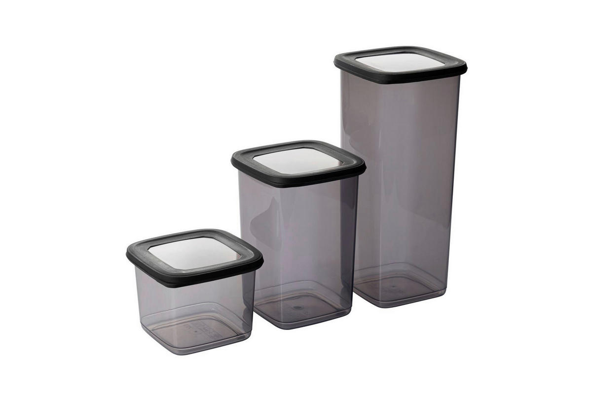 HermiaConcept Vorratsdosenset 18tlg. anthrazit 18tlg. - anthrazit - HermiaConcept