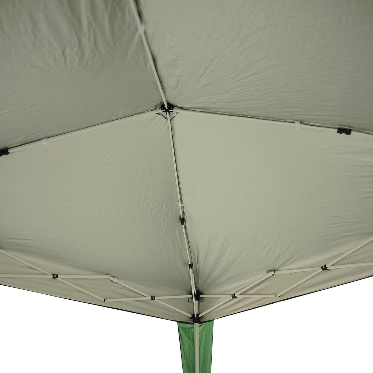 Outsunny Pavillon grün Stahl B/H/L: ca. 240x250x240 cm Pavillon - grün (240,00/240,00/250,00cm) - Outsunny