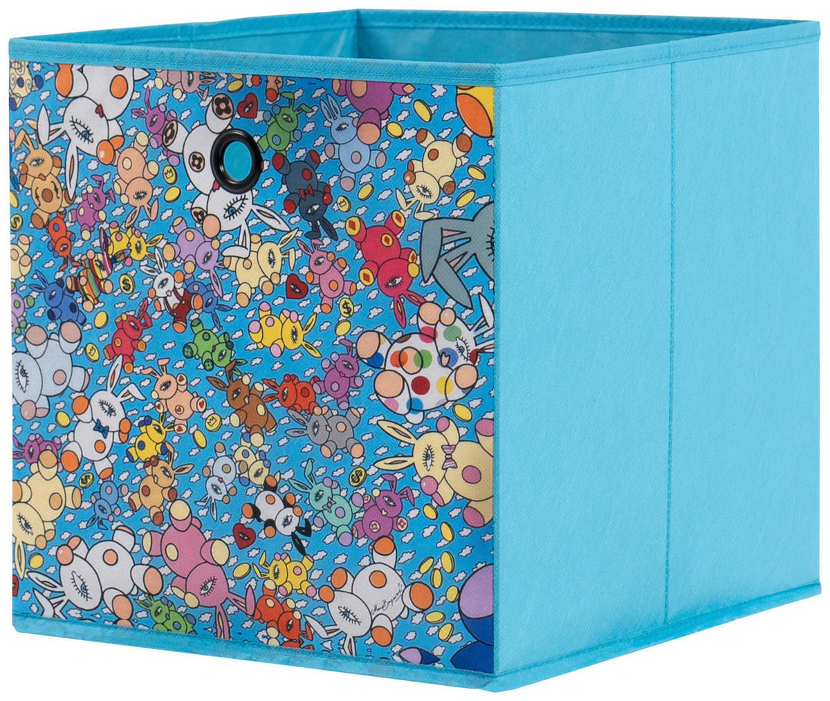 Stoffbox Stoffbox türkis B/H/T: ca. 32x32x32 cm Stoffbox - türkis (32,00/32,00/32,00cm)