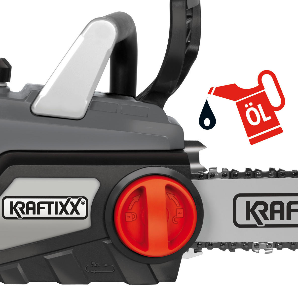 Kraftixx Akku-Kettensäge KX-AKS 1825 Li Solo ca. 18 V Akku-Kettensäge - Kraftixx