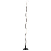 Just Light Stehleuchte 15168-18 schwarz Kunststoff Metall H: ca. 120 cm LED-Stehleuchte_Wave - schwarz (120,00cm) - Just Light