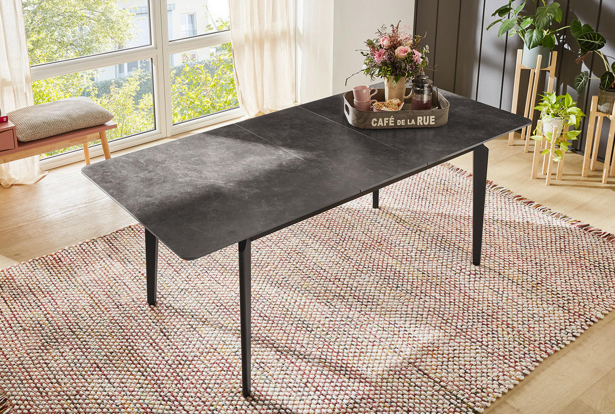 Esstisch  anthrazit B/H/T: ca. 160x76x90 cm Javier_Esstisch_6003305 - schwarz/anthrazit (160,00/76,00/90,00cm)