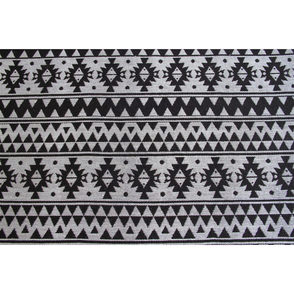 Thumbnail - Kayoom Flachgewebeteppich Sunny 210 schwarz B/L: ca. 120x170 cm