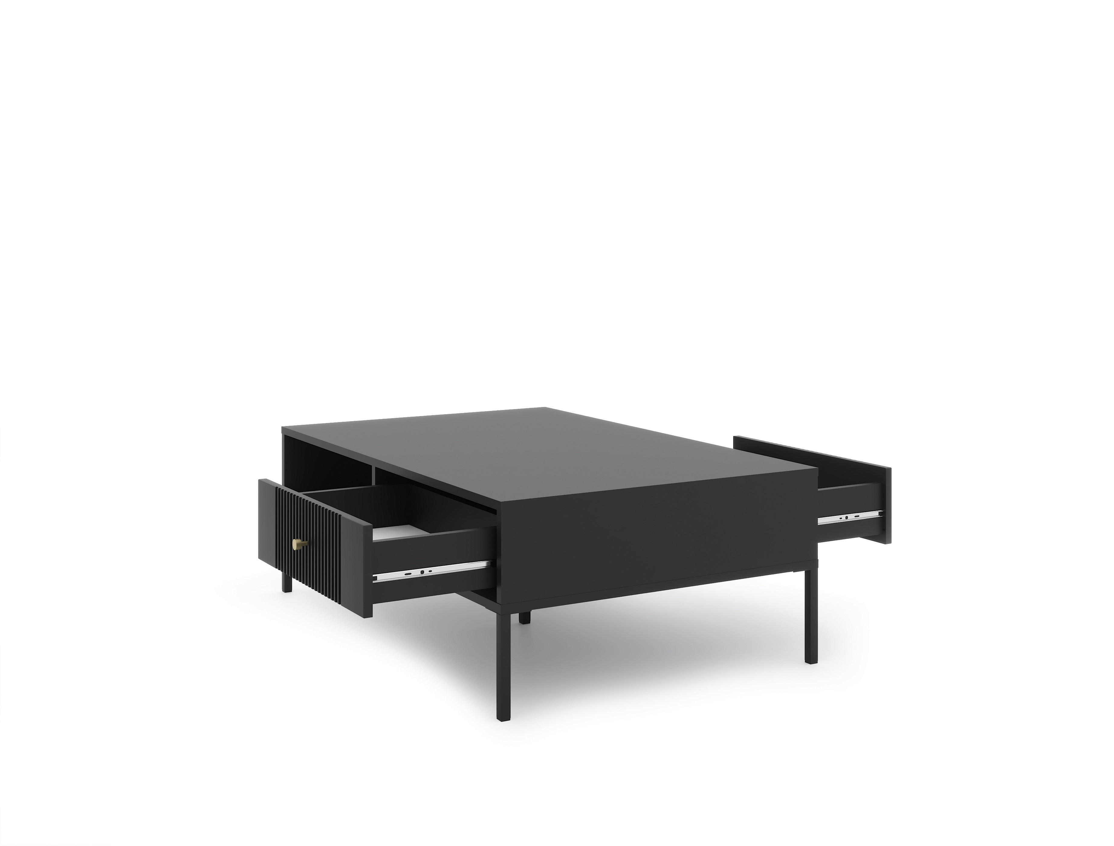 Couchtisch ISEO schwarz B/H/T: ca. 104x37x68 cm ISEO - schwarz (104,00/37,00/68,00cm) - WIPMEB