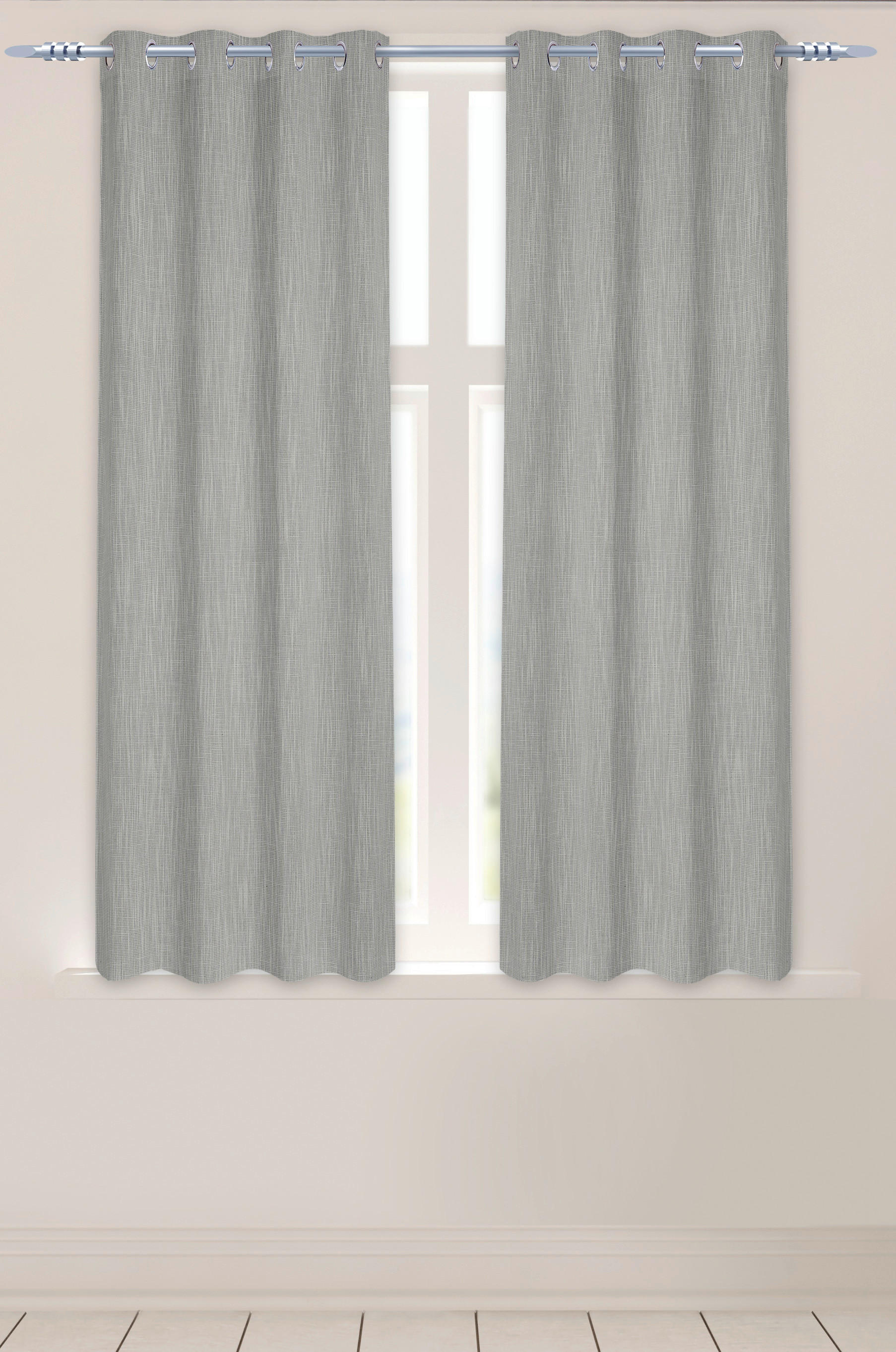 Ösenvorhang Savina champagner B/L: ca. 140x175 cm Savina - champagner (140,00/175,00cm)