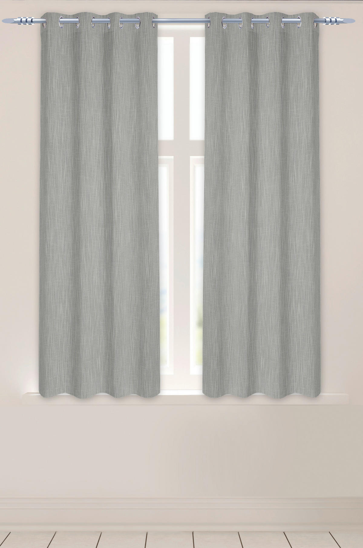 Ösenvorhang Savina champagner B/L: ca. 140x175 cm Savina - champagner (140,00/175,00cm)
