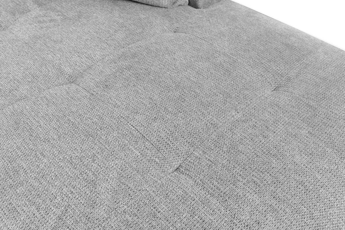 Ecksofa Orlean grau Polyester B/H/T: ca. 270x90x190 cm Orlean - schwarz/grau (270,00/90,00/190,00cm)