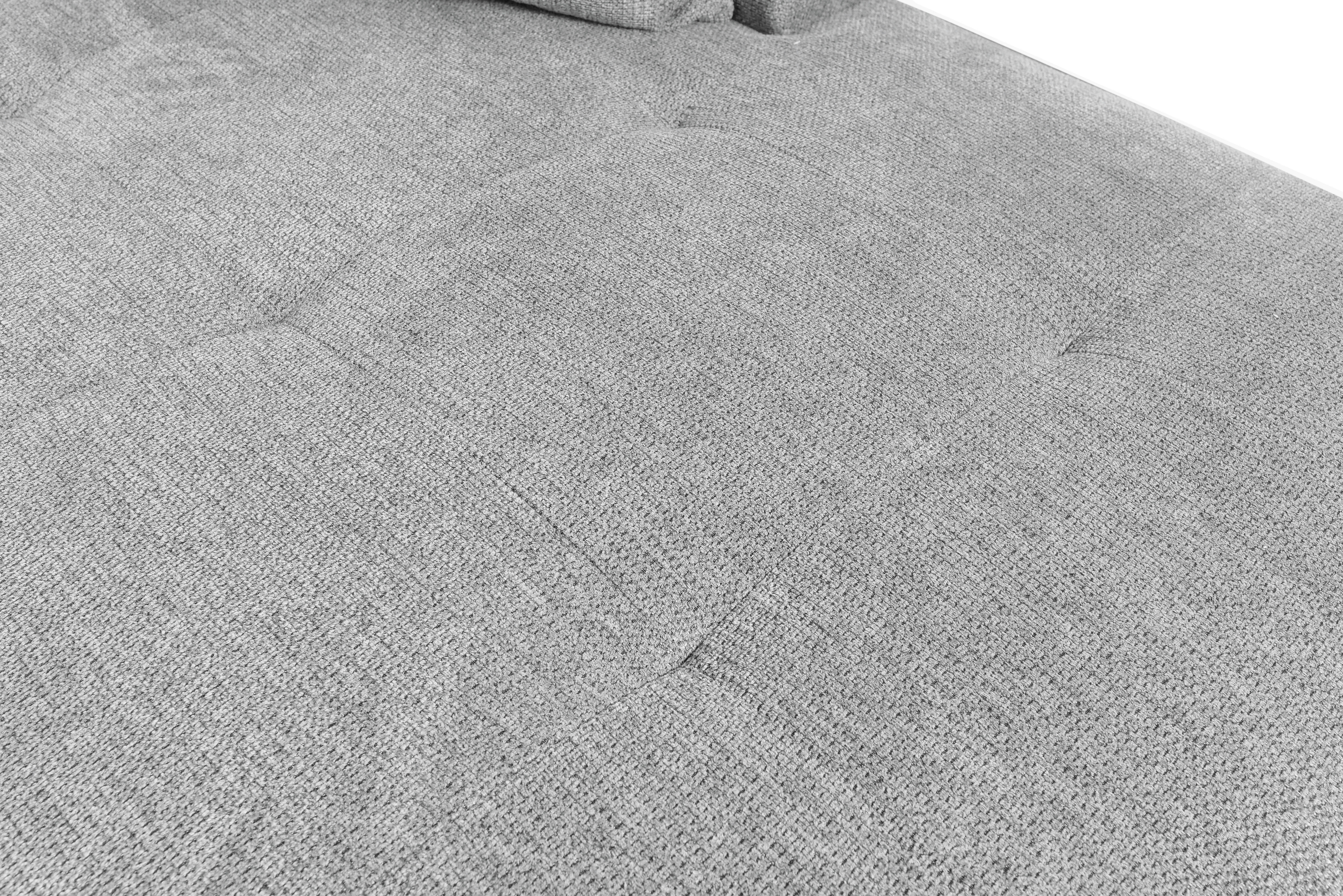 Thumbnail - Ecksofa Orlean grau Polyester B/H/T: ca. 270x90x190 cm