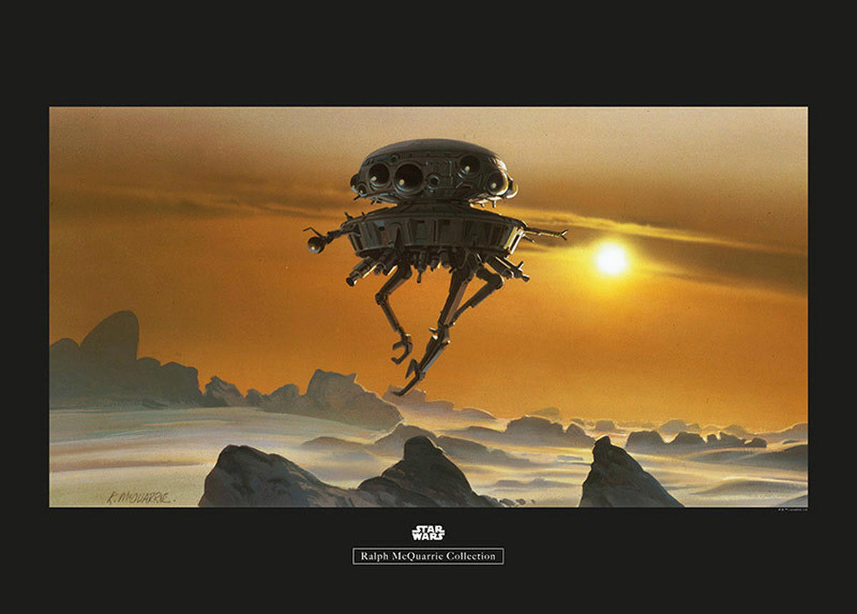 Komar Poster Star Wars Classic RMQ Hoth Probe Dr Star Wars B/L: ca. 70x50 cm Star Wars Classic RMQ Hoth Probe Dr - (70,00/50,00cm) - Komar
