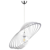 SPOT Light Pendelleuchte weiß Metall B/H/L: ca. 42x120x62 cm E27 1 Brennstellen Planet - weiß (62,00/42,00/120,00cm) - SPOT Light