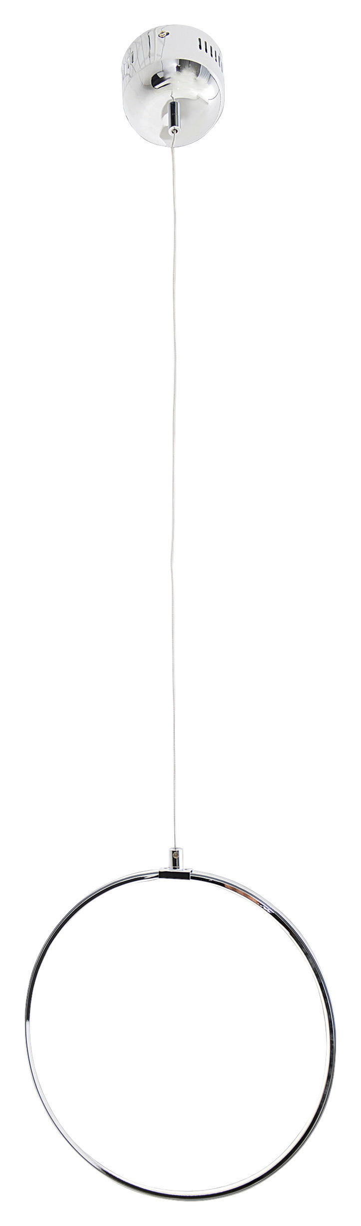 Näve Leuchten LED-Pendelleuchte Chrom Metall B/H/T/D: ca. 80x40x80x80 cm LOOP LINE - Chrom (80,00/40,00/80,00cm) - Näve Leuchten