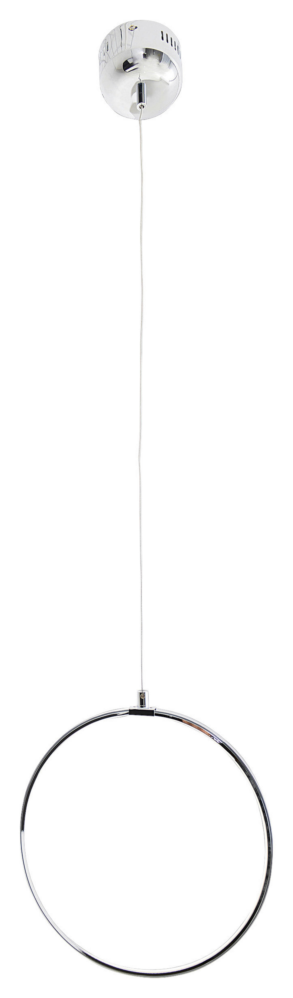 Näve Leuchten LED-Pendelleuchte Chrom Metall B/H/T/D: ca. 80x40x80x80 cm LOOP LINE - Chrom (80,00/40,00/80,00cm) - Näve Leuchten