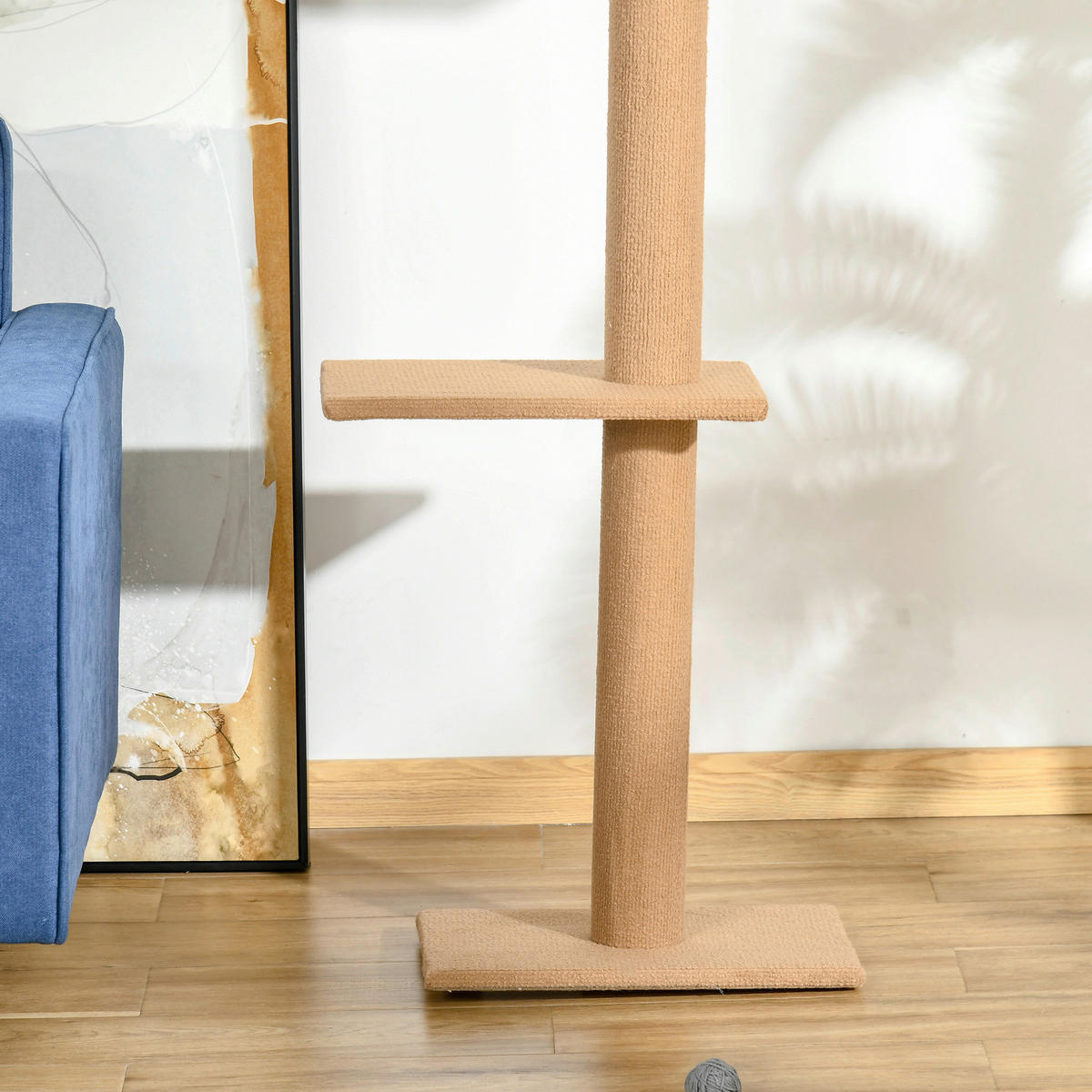 PawHut Kratzbaum braun Spanplatte B/H/L: ca. 27x228x43 cm Kratzbaum - braun (43,00/27,00/228,00cm) - PawHut