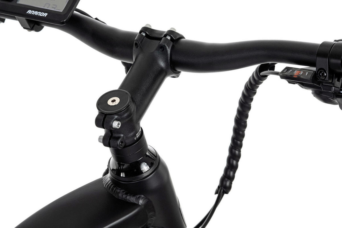 Adore Mountain E-Bike Xpose 27,5'' Xpose 27,5 Zoll Rahmenhöhe 51 cm 9 Gänge schwarz schwarz ca. 250 W ca. 36 V ca. 27,5 Zoll Xpose - schwarz - Adore