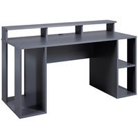 Schreibtisch Match Point anthrazit beschichtet Nachbildung B/H/L: ca. 91x76,5x160 cm Match Point - anthrazit (160,00/91,00/76,50cm) - Inter Link