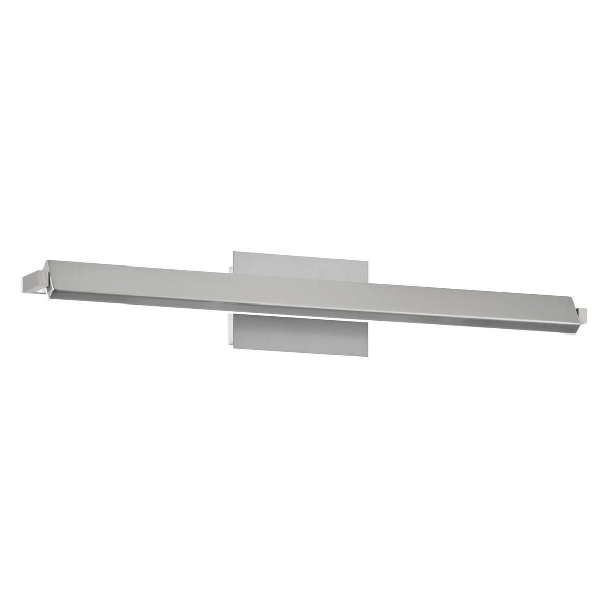 Fischer & Honsel LED-Wandleuchte 30055 weiß nickel matt Acryl Metall B/H/T: ca. 60x10x11 cm 1 Brennstellen Pare TW - weiß/nickel matt (60,00/10,00/11,00cm) - Fischer & Honsel