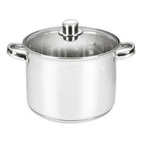 MICHELINO Großraumtopf silber Edelstahl D: ca. 30 cm Großraumtopf_ca.14l - silber (30,00cm) - MICHELINO