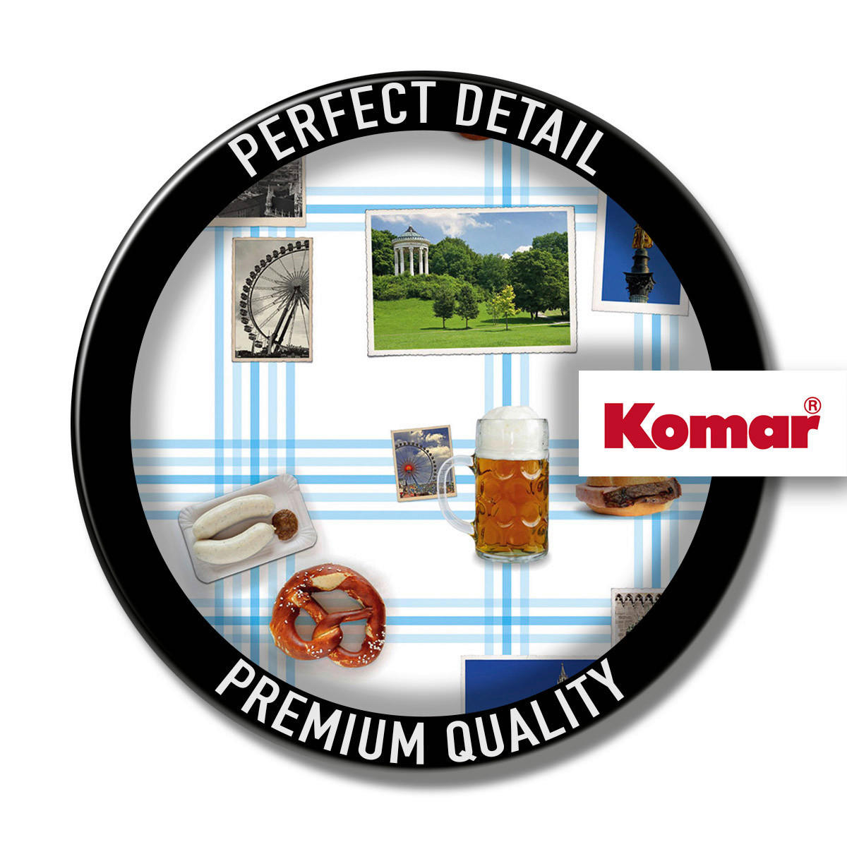 Komar Fototapete München B/L: ca. 100x250 cm München - (100,00/250,00cm) - Komar