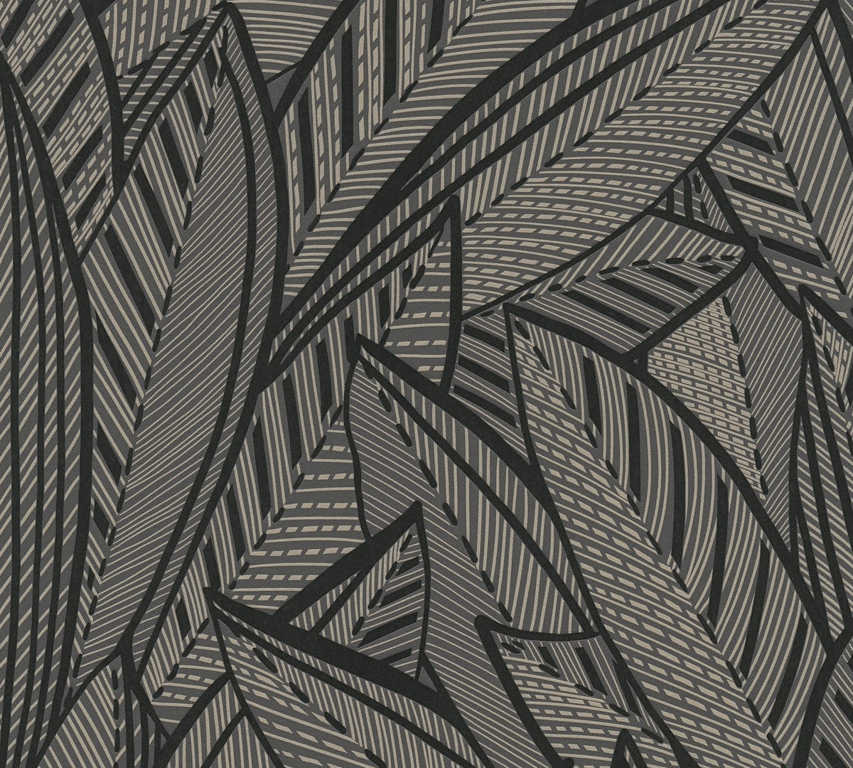 A.S.Création Vliestapete schwarz B/H/D: ca. 53x1005x9,7 cm Vliestapete - schwarz (9,70/1005,00cm) - A.S.Creation