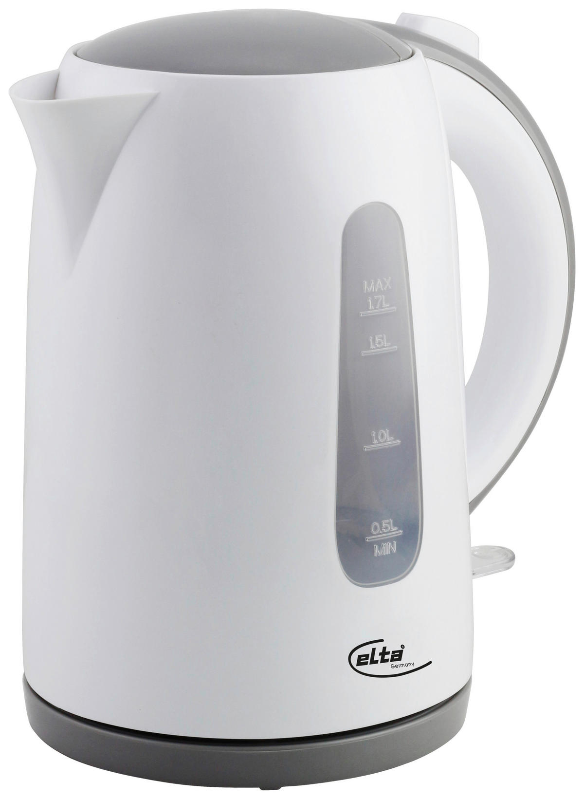 Elta Wasserkocher WK-2200.16 weiß Kunststoff ca. 1,7 l Classic Line - weiß (1,70l) - Elta