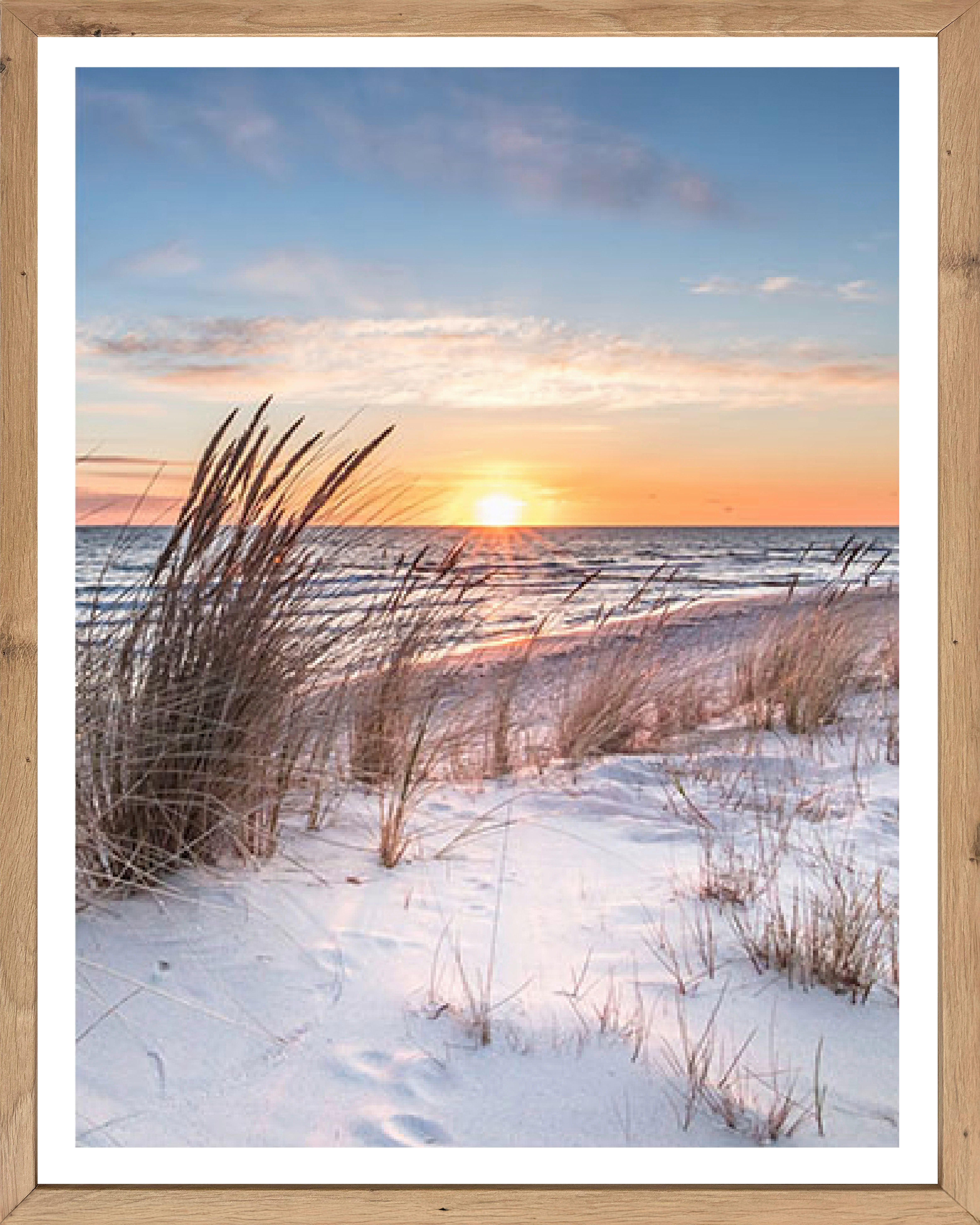 Gerahmtes Bild Strand B/H: ca. 50x40 cm Bild_Cheb 40x50cm - (50,00/40,00cm)