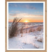 Gerahmtes Bild Strand B/H: ca. 50x40 cm Bild_Cheb 40x50cm - (50,00/40,00cm)