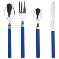 SAN IGNACIO Besteckset HAPPIE BLUE blau Kunststoff 24 tlg. HAPPIE BLUE - blau - SAN IGNACIO