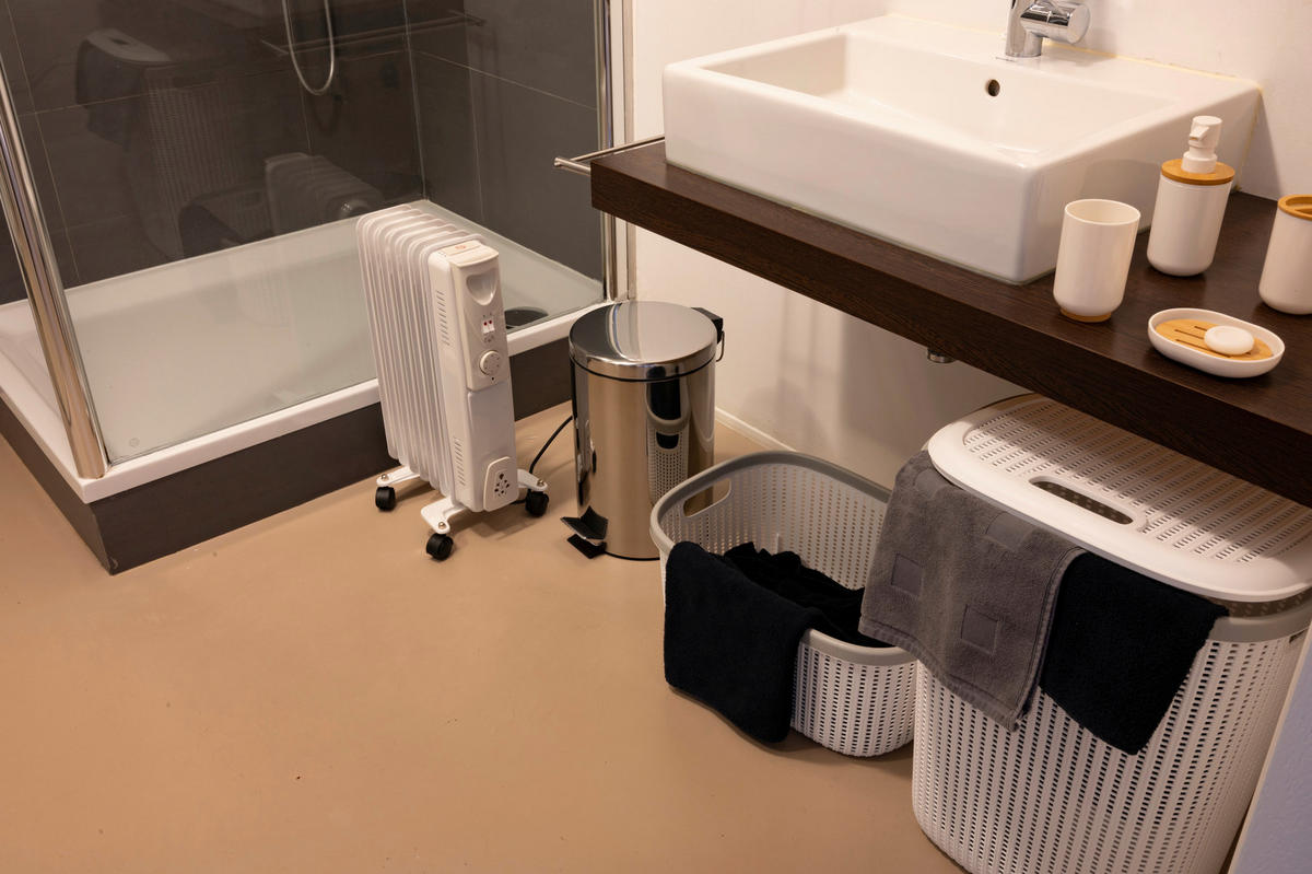 Ölradiator weiß Metall B/H/L: ca. 23,5x55x33 cm ca. 1500 W Ölradiator - weiß (33,00/23,50/55,00cm)