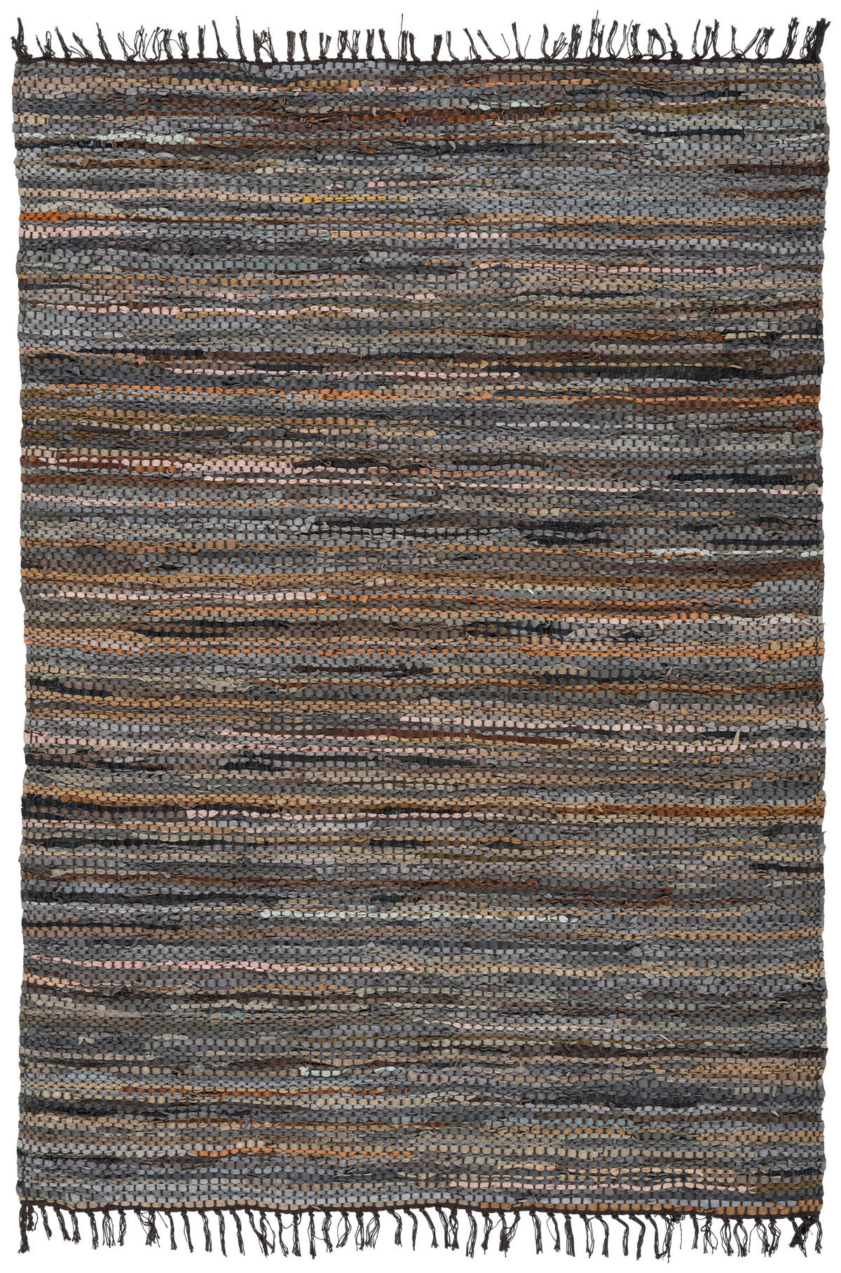 Kayoom Kurzflorteppich Sonipat 110 braun B/L: ca. 70x200 cm Sonipat 110 - braun/mehrfarbig (70,00/200,00cm) - Kayoom