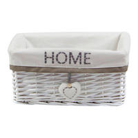 POCOline Aufbewahrungskorb weiß Weide B/H/L: ca. 20x13x30 cm Korb_Home_S - weiß (30,00/20,00/13,00cm) - POCOline