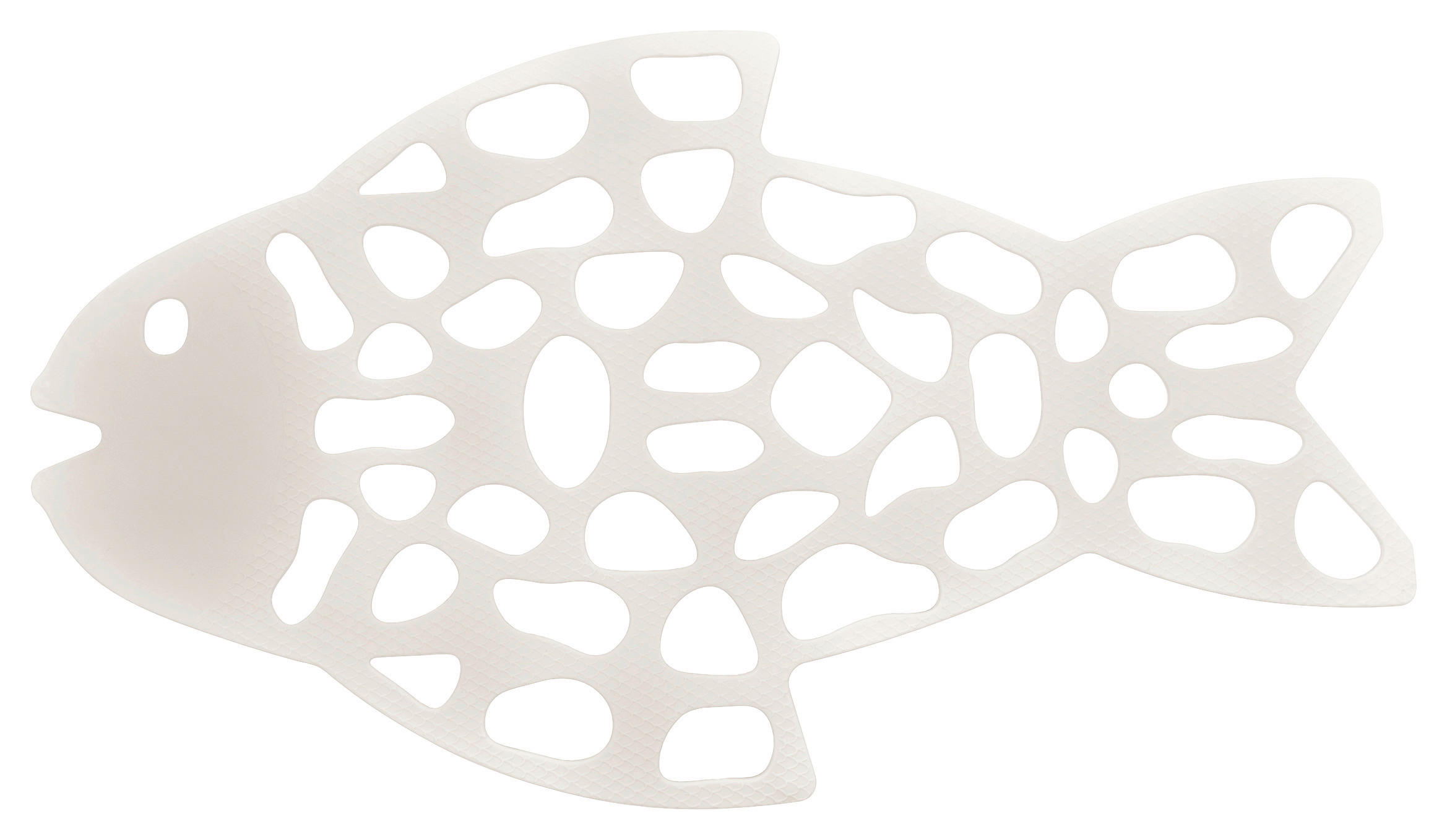 Anti-Rutschfiguren Silbergrau Kunststoff Anti-Rutsch-Figur_Fisch_2erSet s/gr - Silbergrau (20,00/33,00cm) - Acus