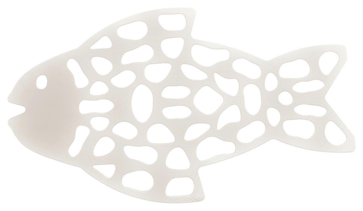Anti-Rutschfiguren Silbergrau Kunststoff Anti-Rutsch-Figur_Fisch_2erSet s/gr - Silbergrau (20,00/33,00cm) - Acus