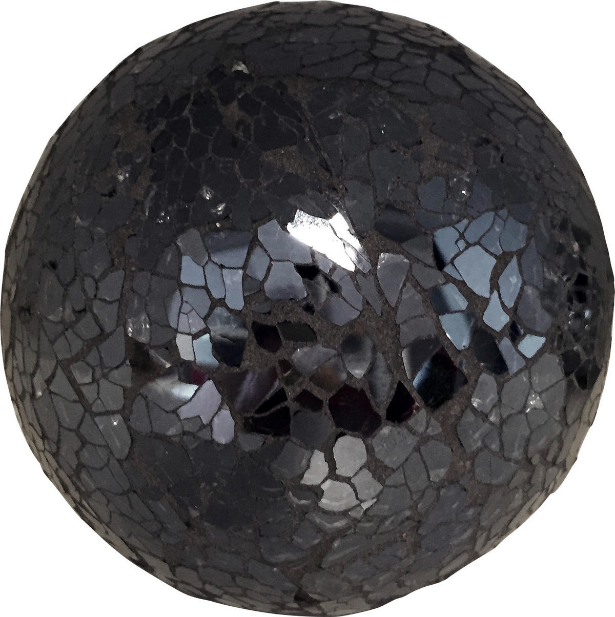 POCOline Dekorationsartikel Ball_Mosaik - schwarz (10,50/10,50/10,50cm) - POCOline