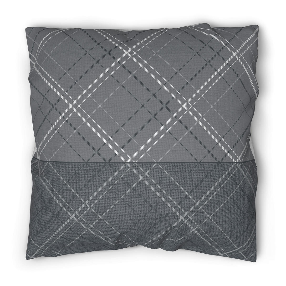 Baumwoll Bettwäsche Renforce Bettwäsche_Renforce Home_sweet - grau (200,00/200,00cm)