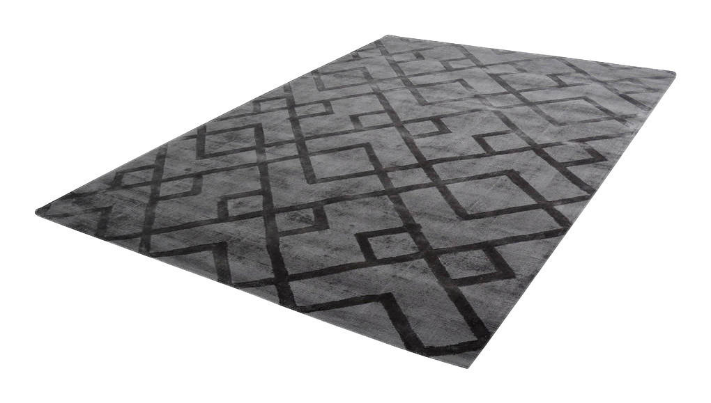 360Living Teppich Luxury grau B/L: ca. 200x290 cm Luxury - anthrazit/grau (200,00/290,00cm) - 360Living