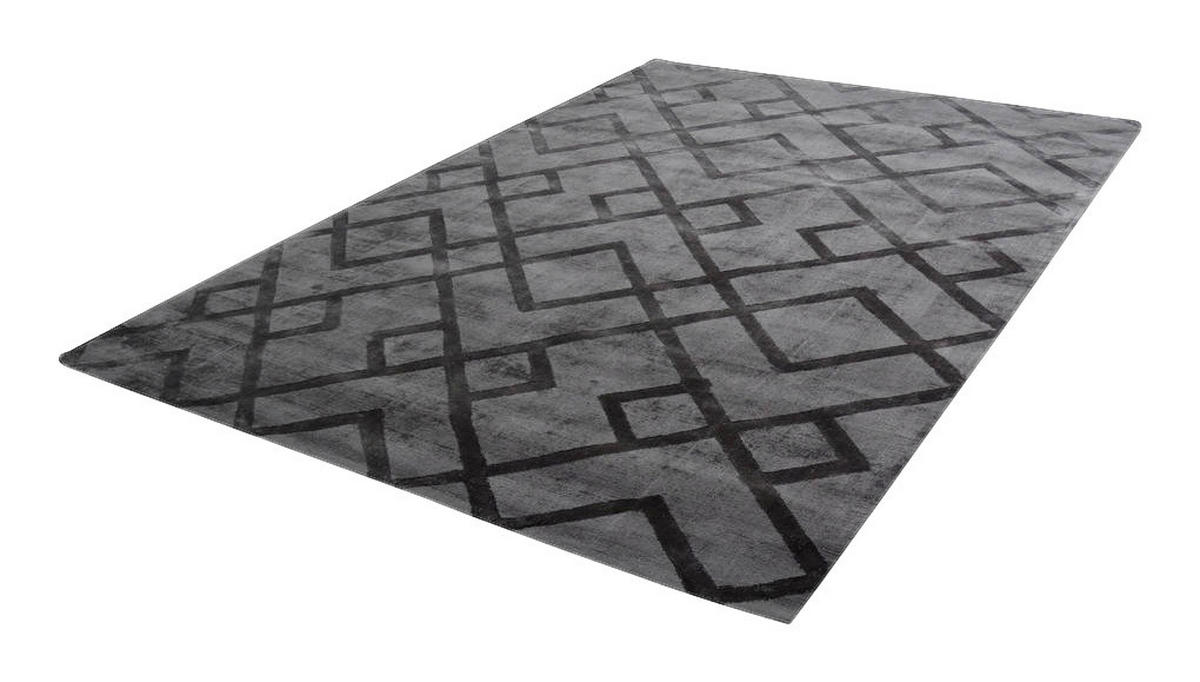 360Living Teppich Luxury grau B/L: ca. 200x290 cm Luxury - anthrazit/grau (200,00/290,00cm) - 360Living
