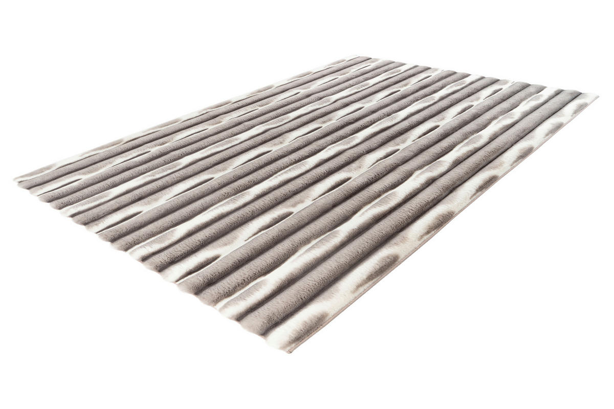 Obsession Teppich Whispering Waves silber B/L: ca. 60x100 cm Whispering Waves - silber (60,00/100,00cm) - Obsession