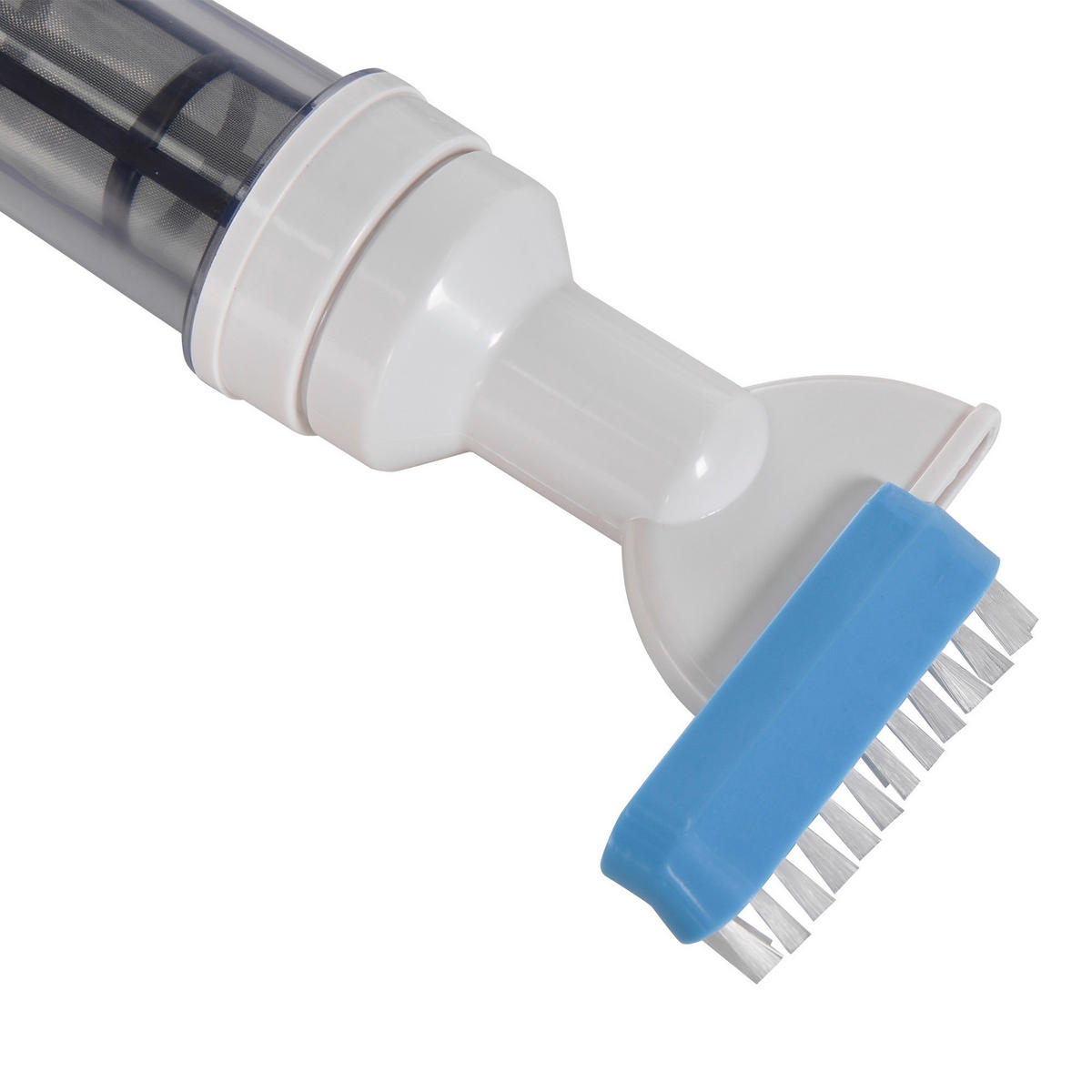 Outsunny Poolsauger mit Teleskopgriff blau Aluminium H/D: ca. 162x6 cm Poolsauger_mit_Teleskopgriff - blau/weiß (6,00/162,00cm) - Outsunny