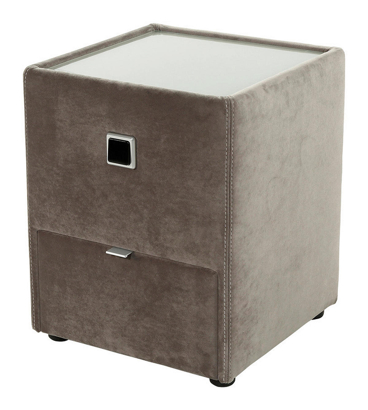 Nachtkonsole  grau Lancy_Nachtkonsole 372/09 - grau (43,00/53,00/45,00cm)