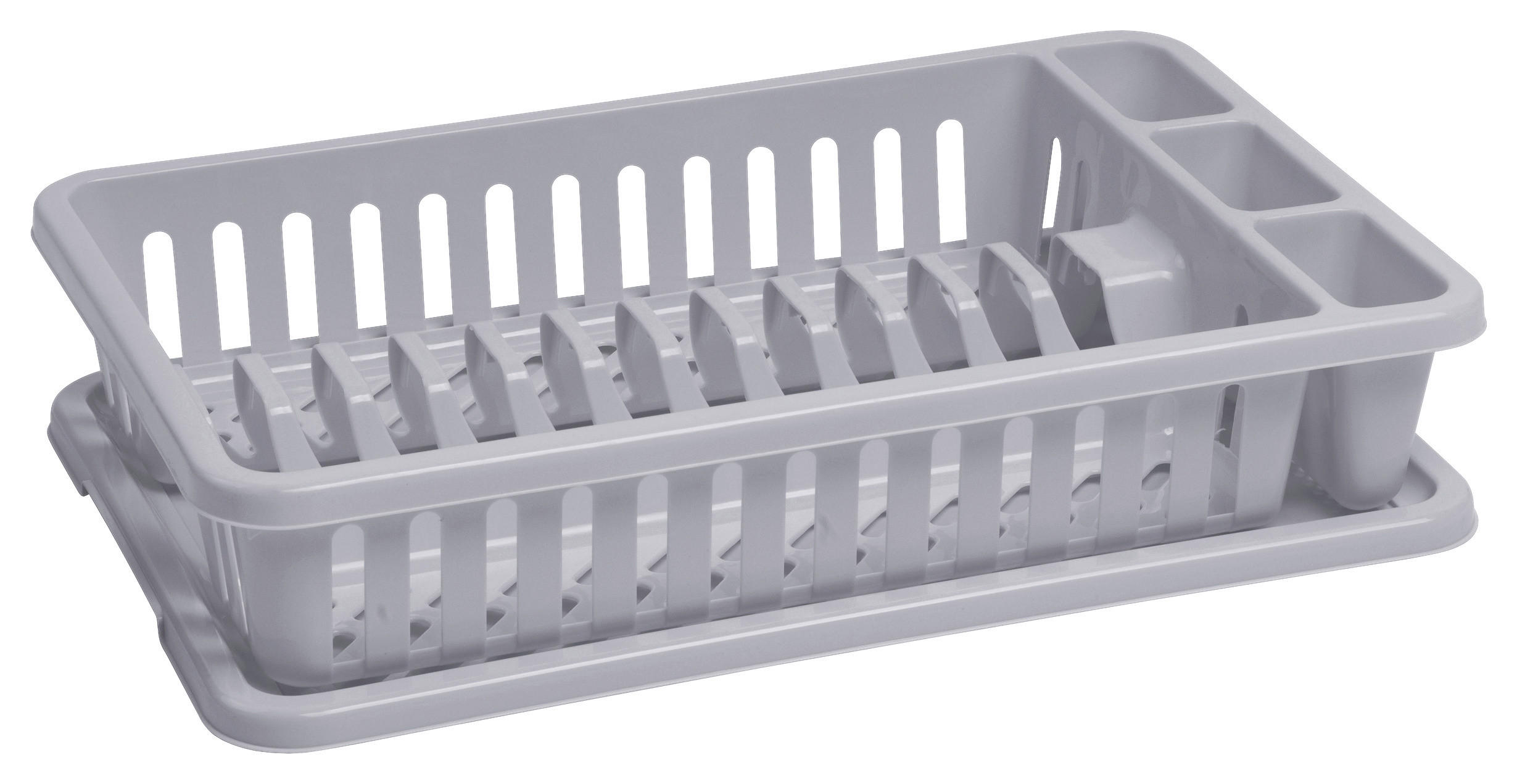Curver Geschirrkorb grau B/H/L: ca. 42x26,5x88 cm Geschirrkorb_Curver_schmal - grau (88,00/42,00/26,50cm) - Curver