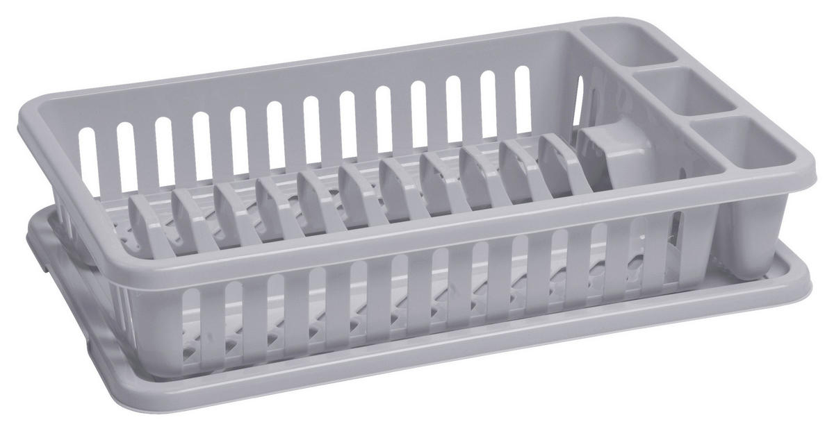 Curver Geschirrkorb grau B/H/L: ca. 42x26,5x88 cm Geschirrkorb_Curver_schmal - grau (88,00/42,00/26,50cm) - Curver